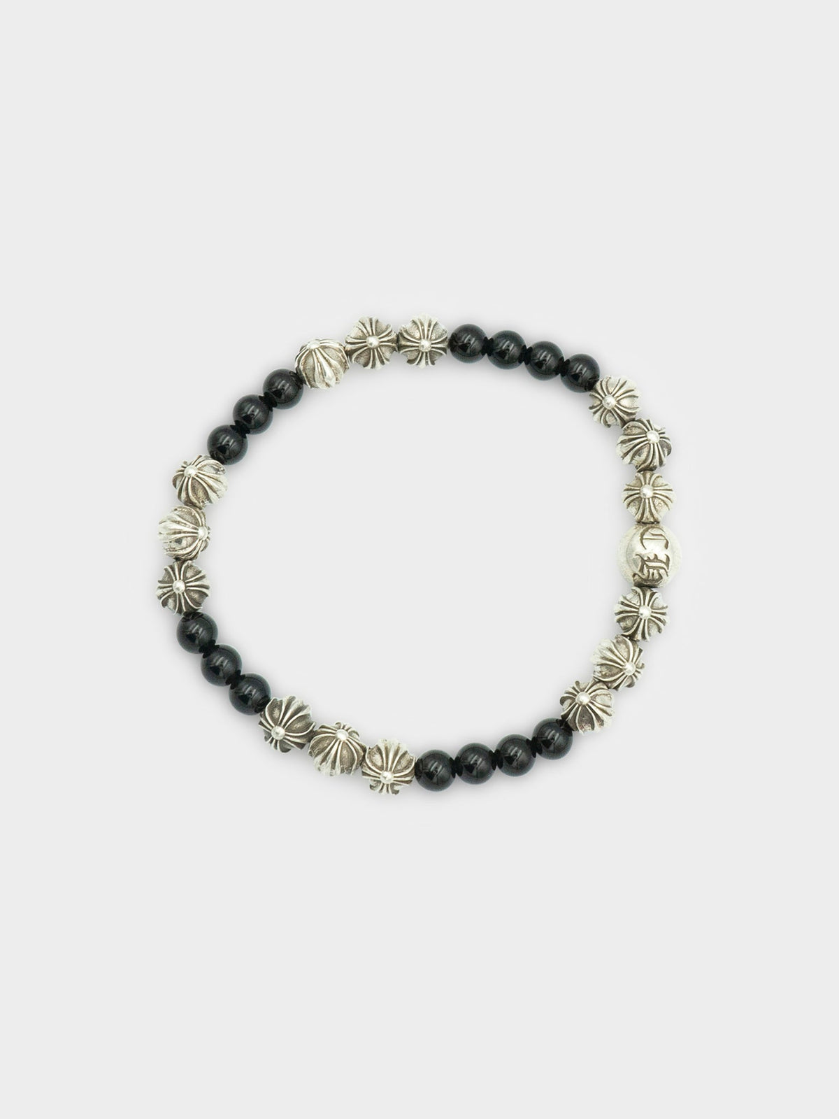 Black Bead Bracelet