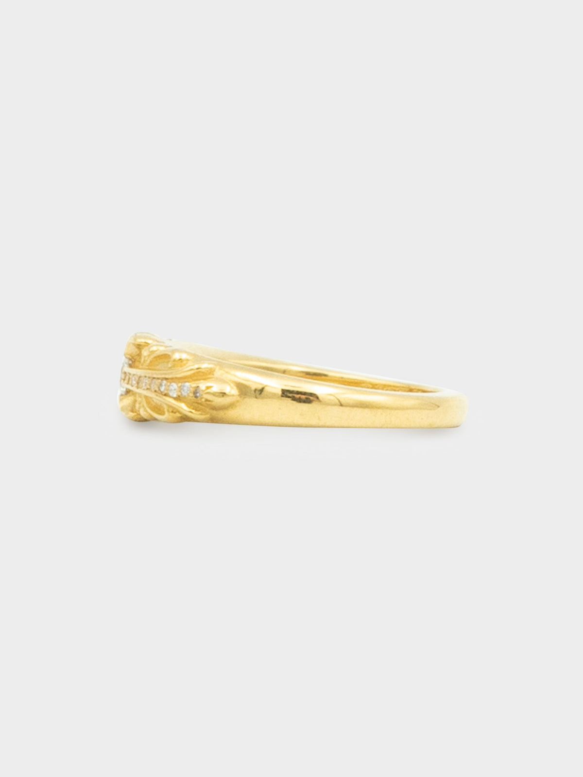 22k Diamond Baby Floral Ring
