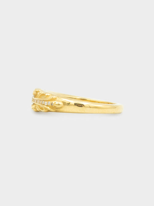22k Diamond Baby Floral Ring
