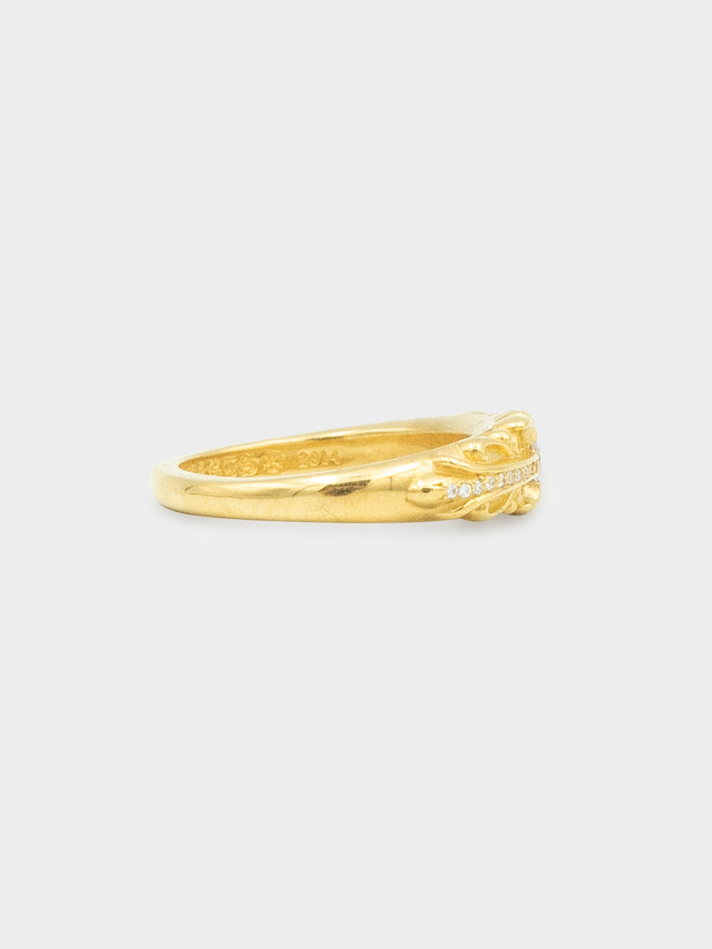 22k Diamond Baby Floral Ring