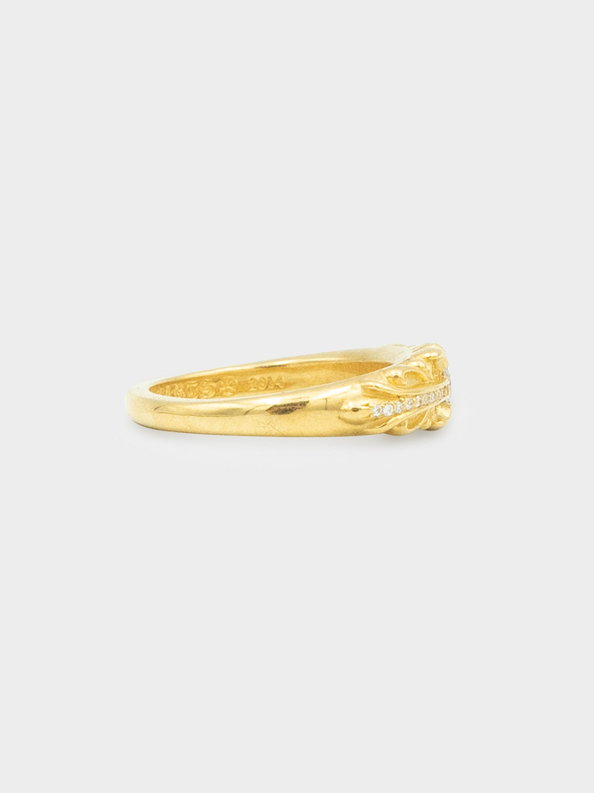 22k Diamond Baby Floral Ring