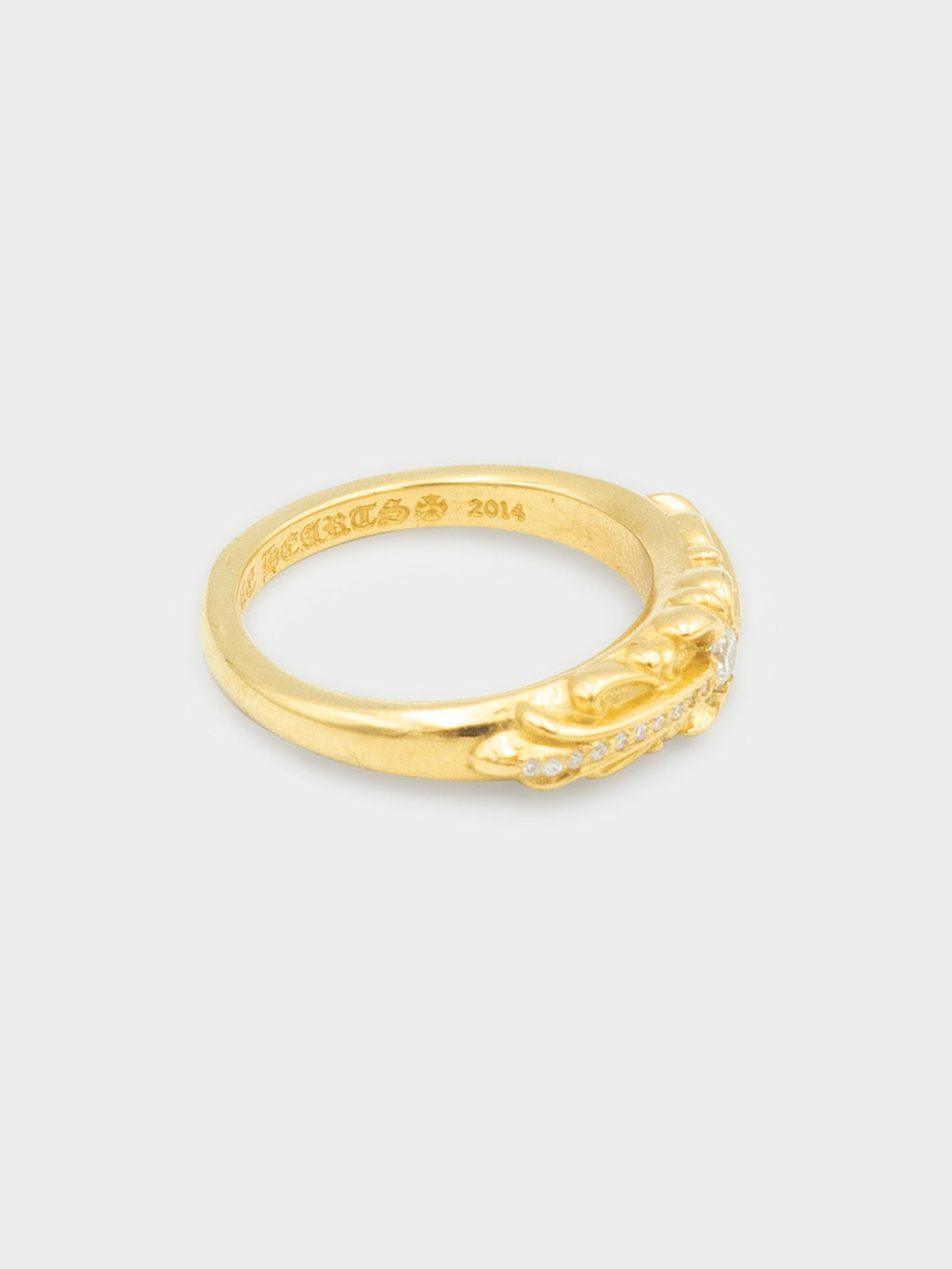 22k Diamond Baby Floral Ring
