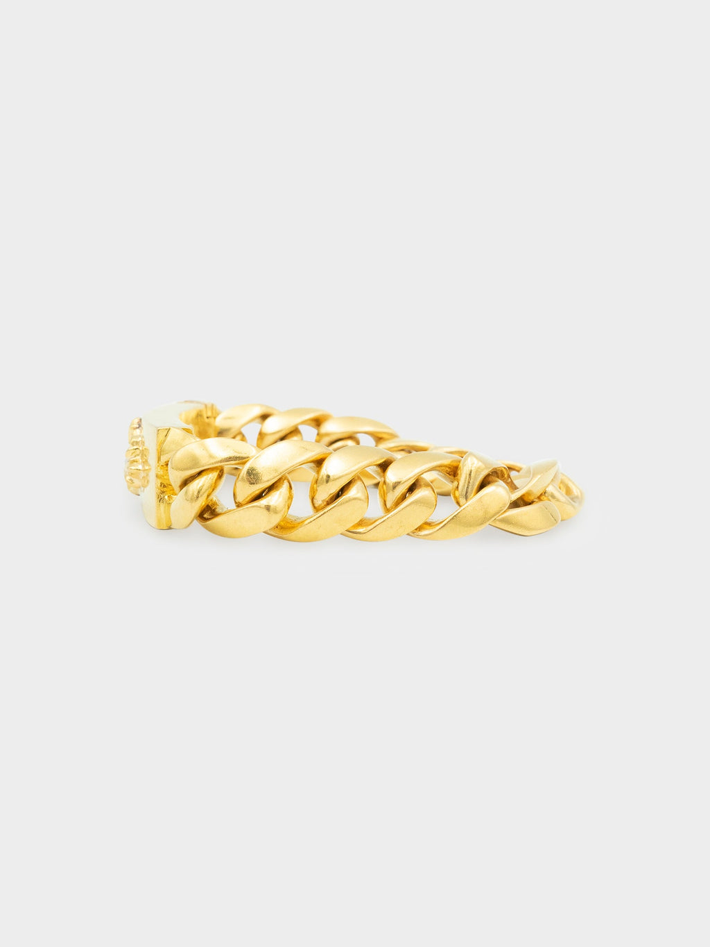22K Diamond Floral ID Bracelet
