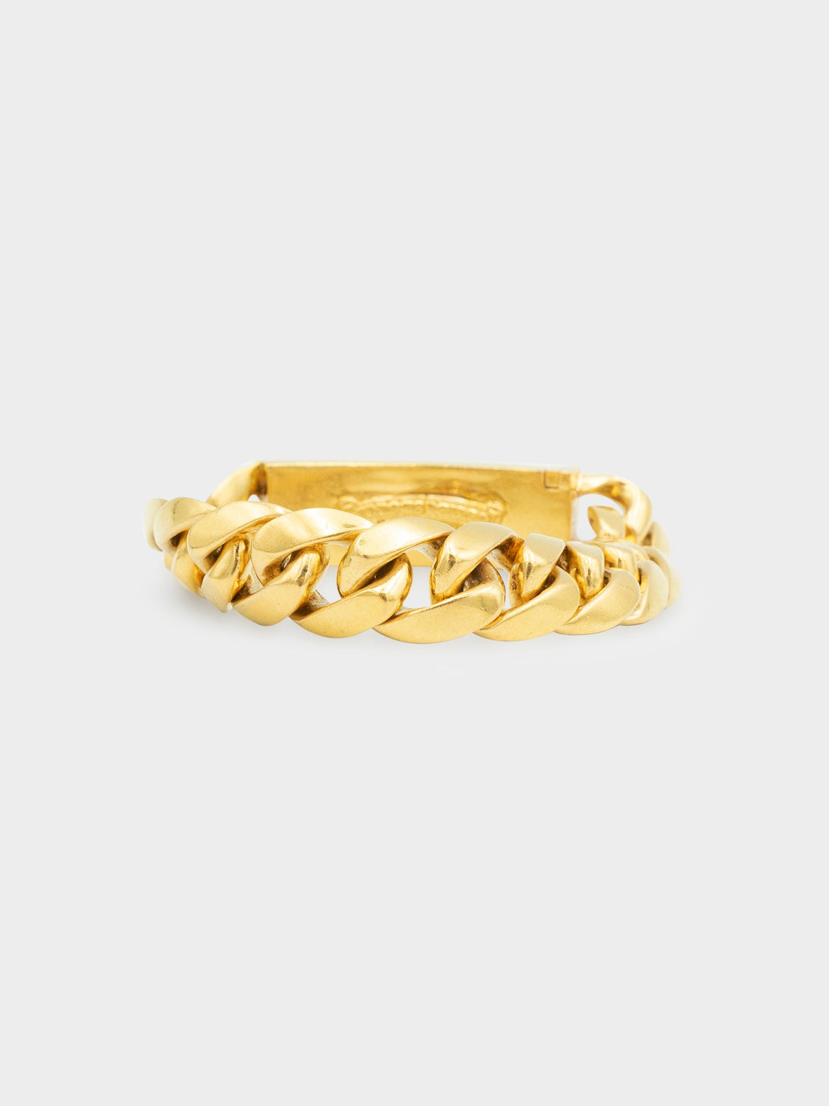 22K Diamond Floral ID Bracelet