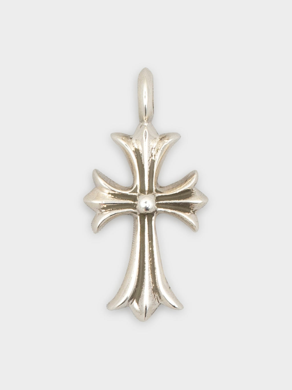 Blue Sapphire Tiny Fat Cross Pendant