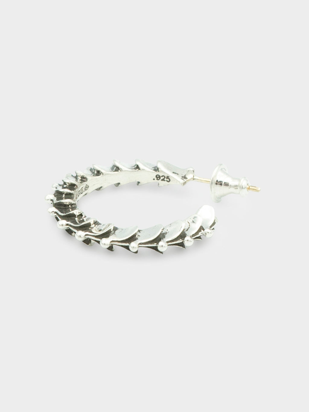 Crosstail Hoop Earring
