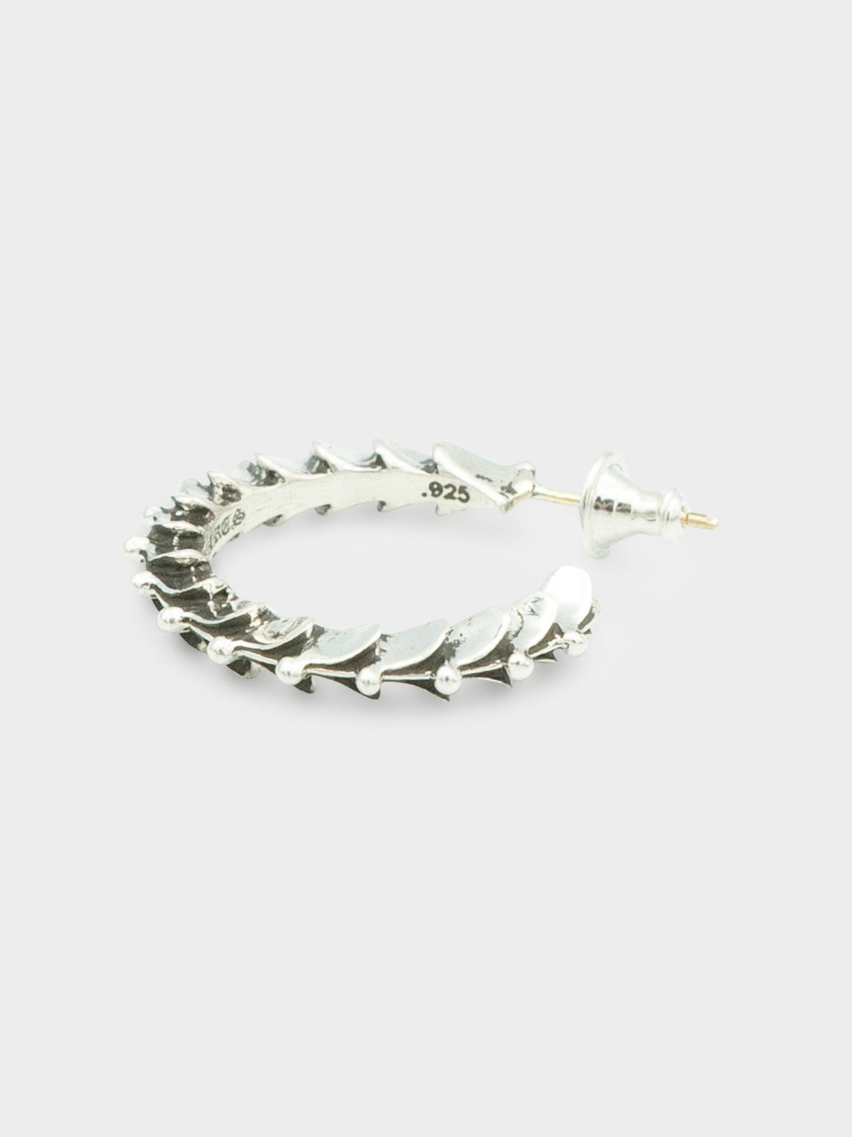 Crosstail Hoop Earring
