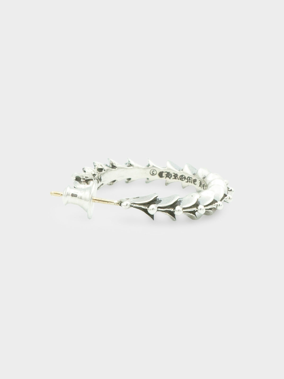 Crosstail Hoop Earring