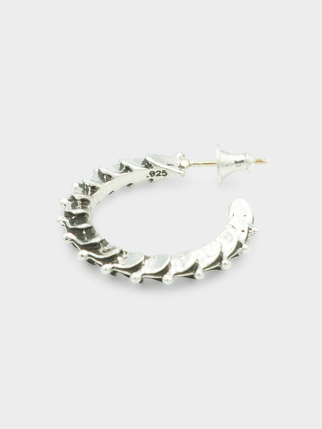 Crosstail Hoop Earring