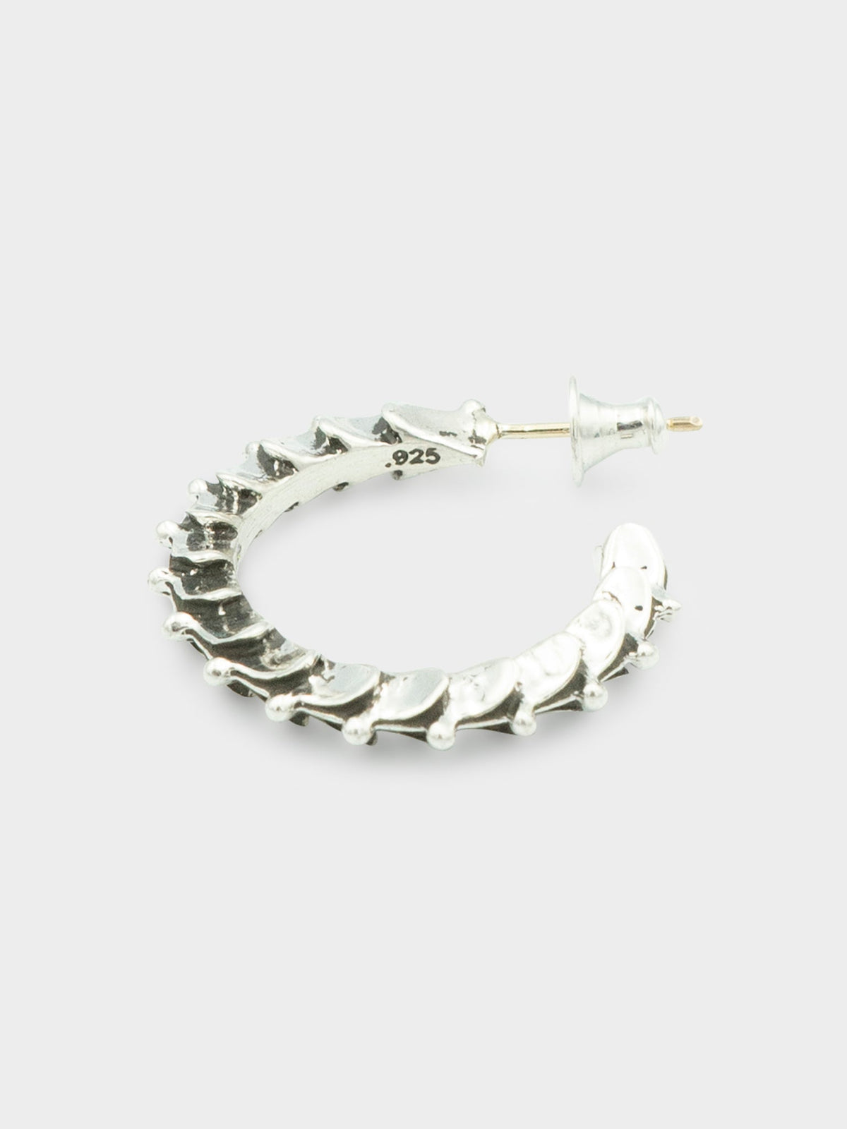 Crosstail Hoop Earring