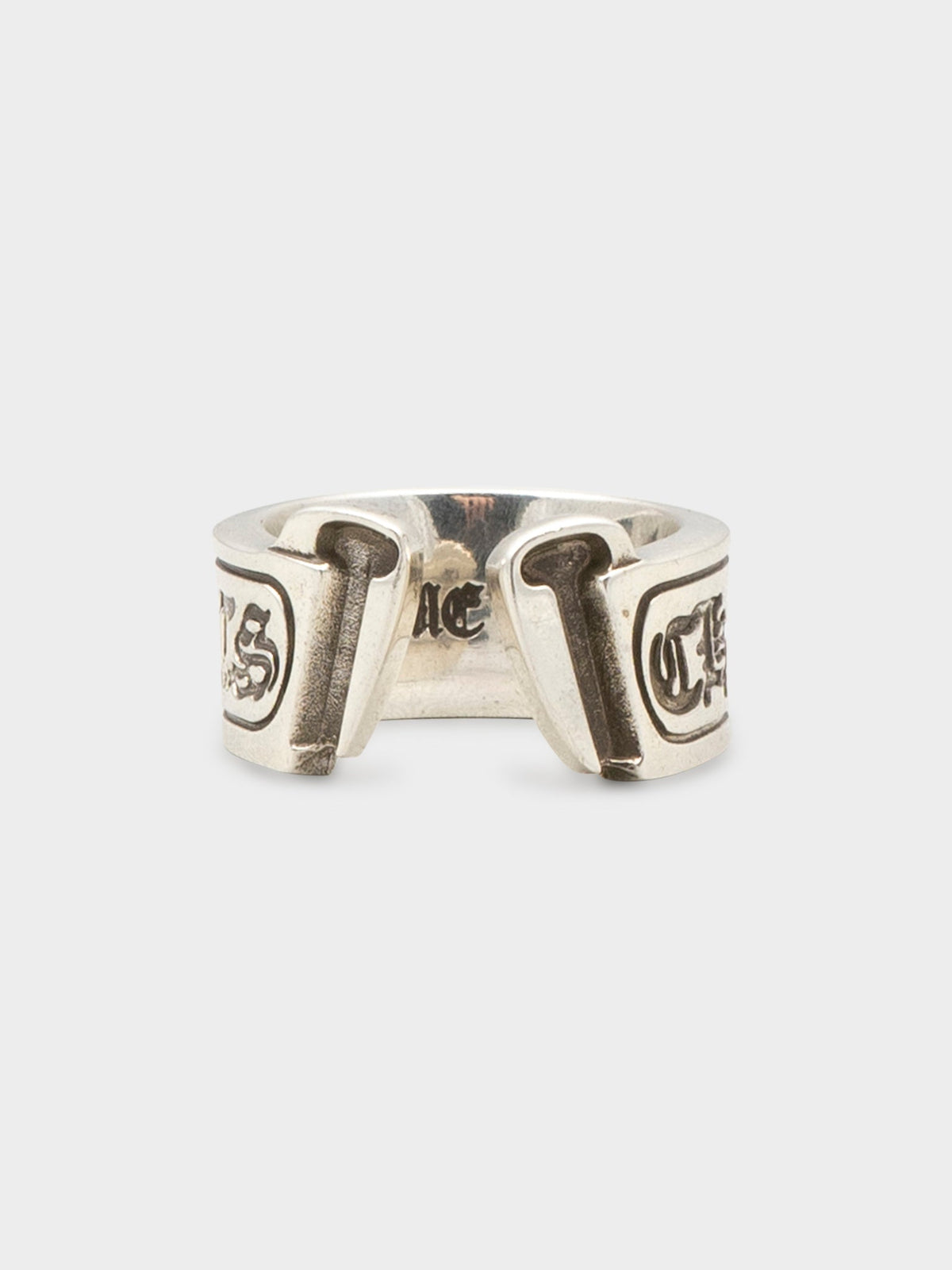 Large Scroll Label Ring