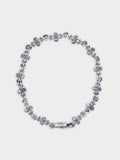 Blue Sapphire Tiny E Bracelet