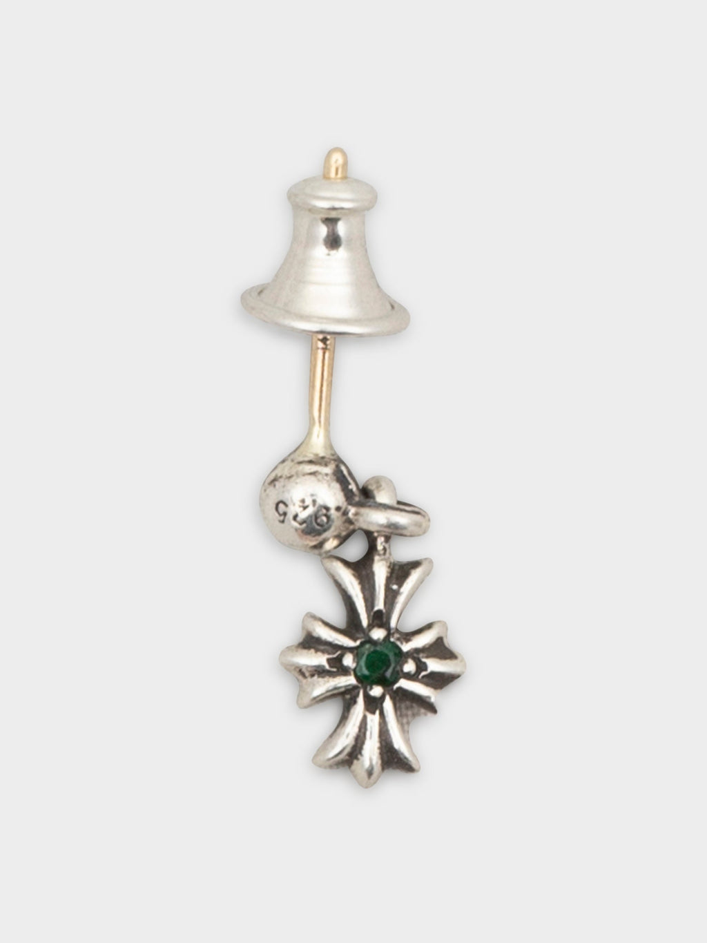 Emerald Tiny E Earring