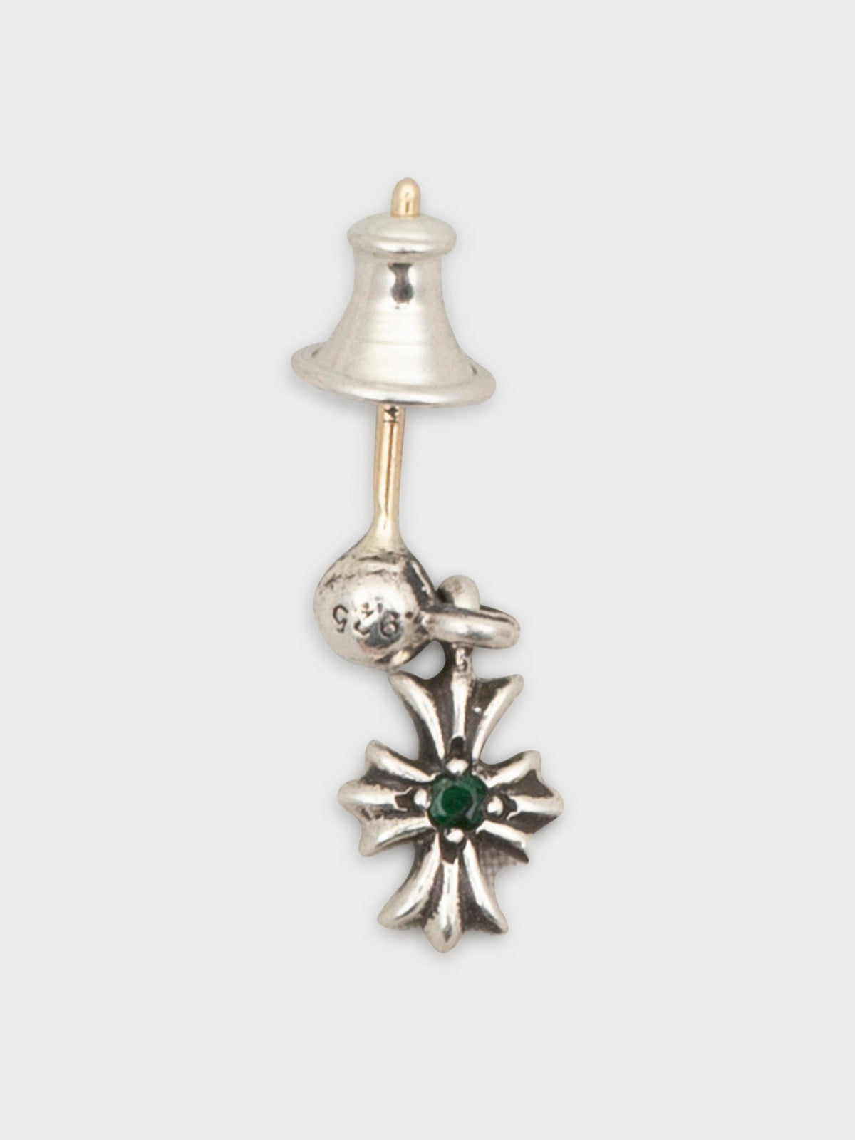 Emerald Tiny E Earring