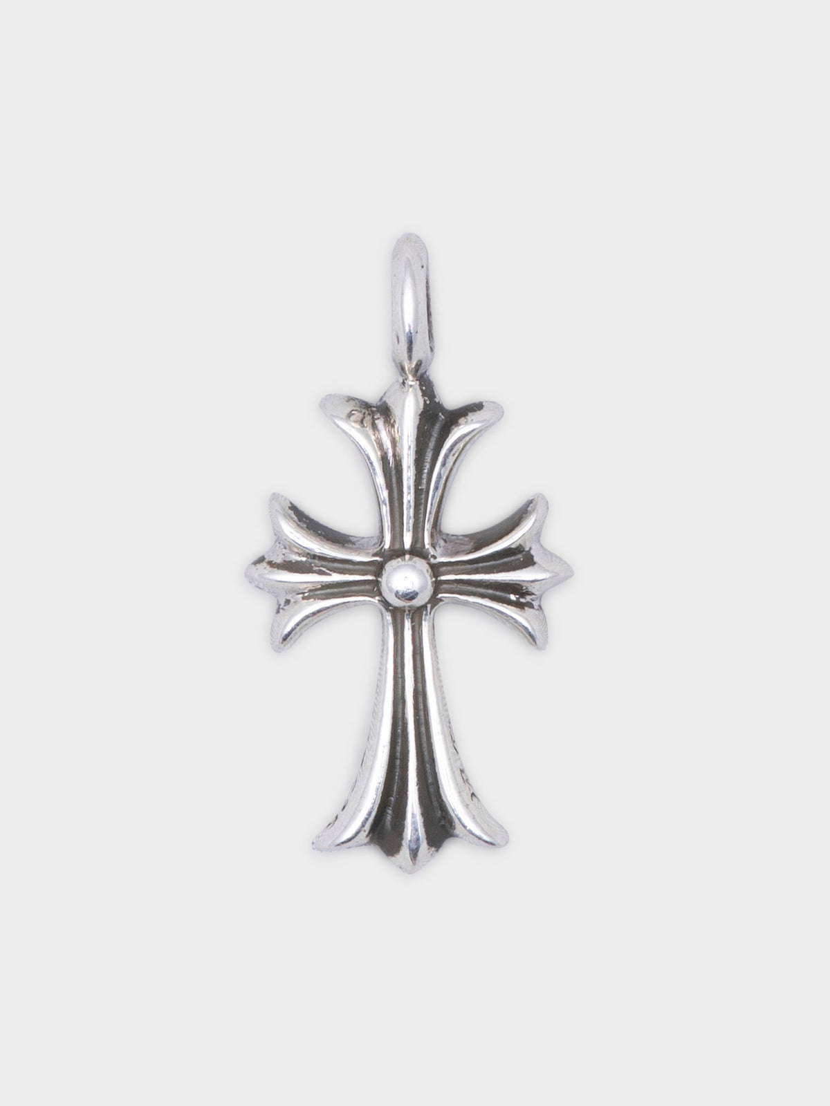 Emerald Tiny Fat Cross Pendant