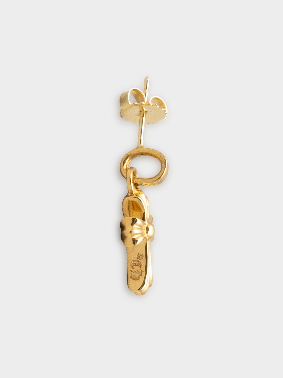 22k Emerald Baby Fat Earring