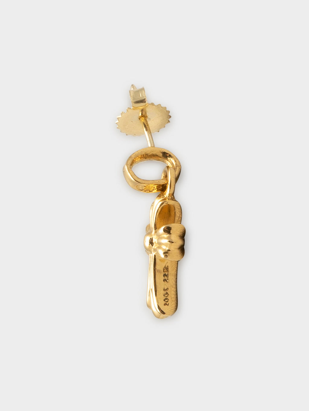 22k Emerald Baby Fat Earring