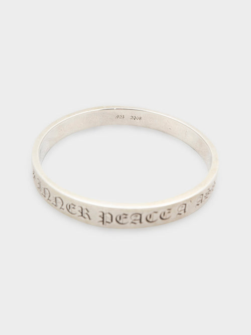 "Peace A' Ass" Bangle Bracelet