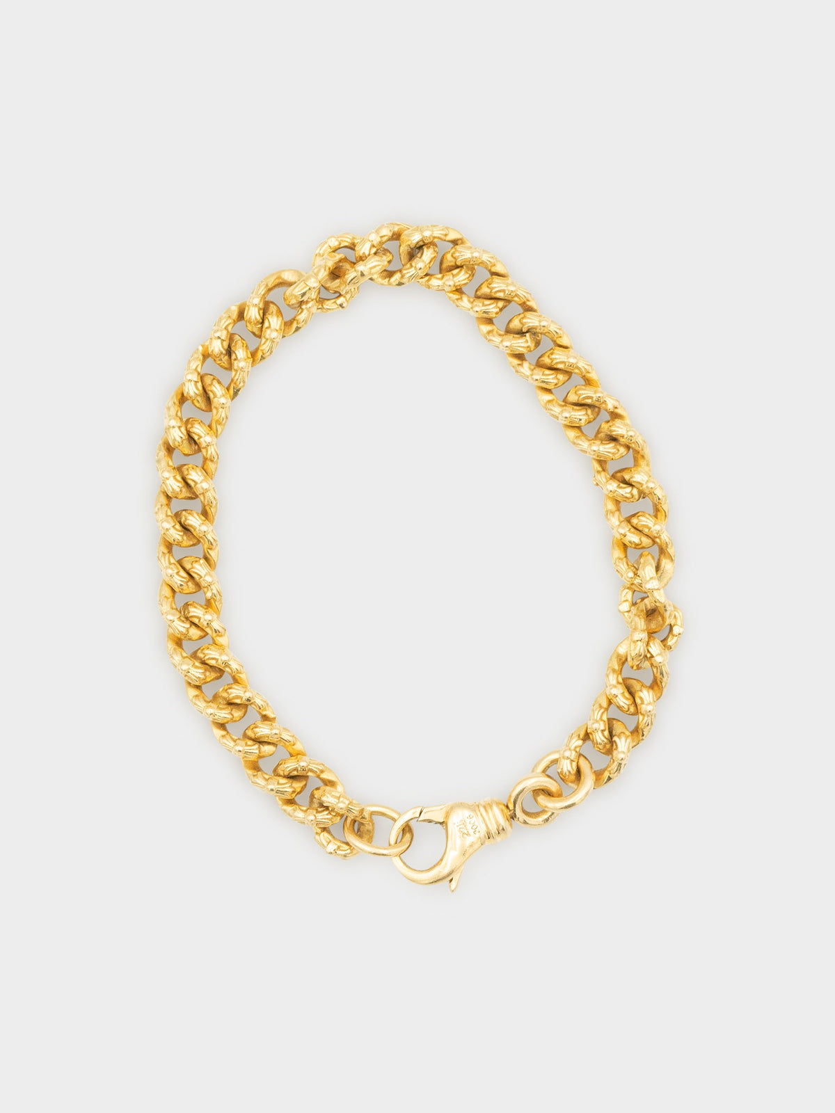 22k Mini Extra Fancy Link Bracelet