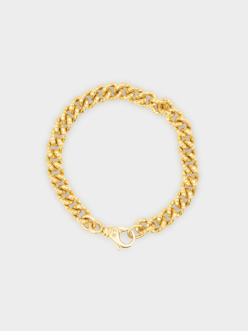 22k Mini Extra Fancy Link Bracelet