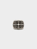 Diamond Oval Cross Ring