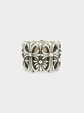 Alternating Pavé Diamond Cemetery Ring