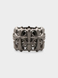 Black Rhodium Cemetery Ring