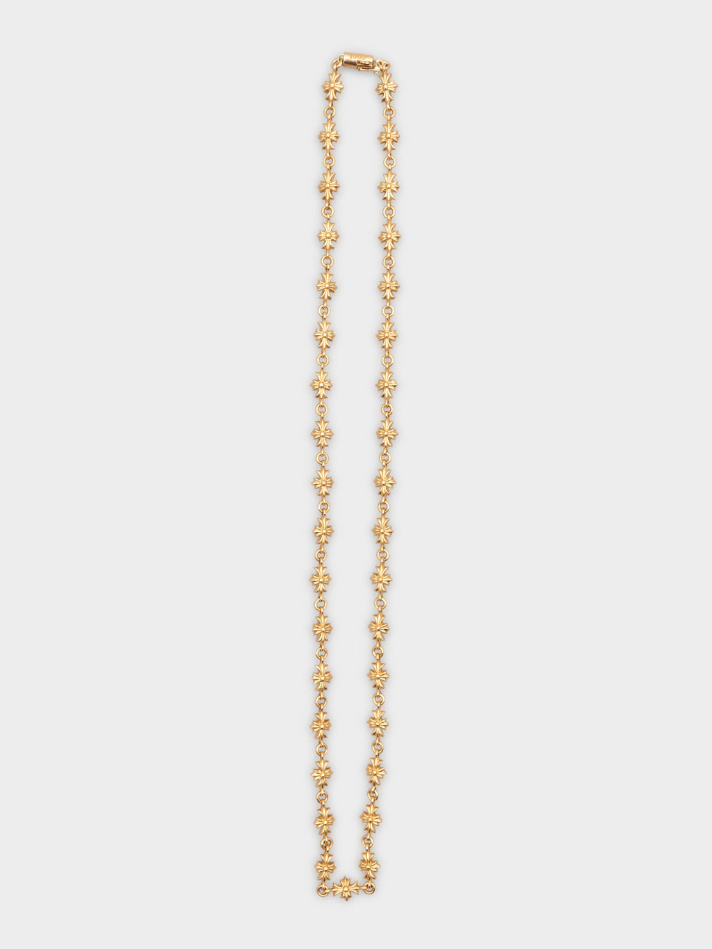 22k Tiny E Necklace