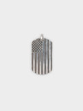 American Flag Dog Tag Pendant