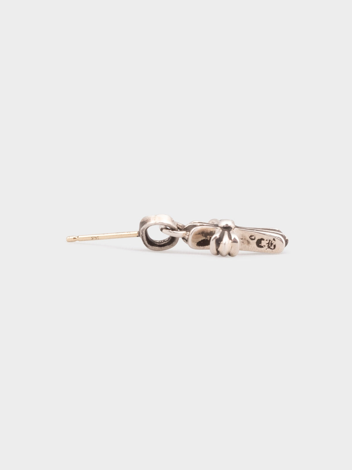 Baby Fat Cross Earring