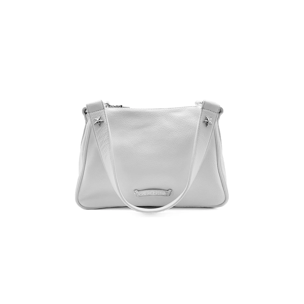 Chrome Hearts White Star Patch Leather Chicken Nugget Bag
