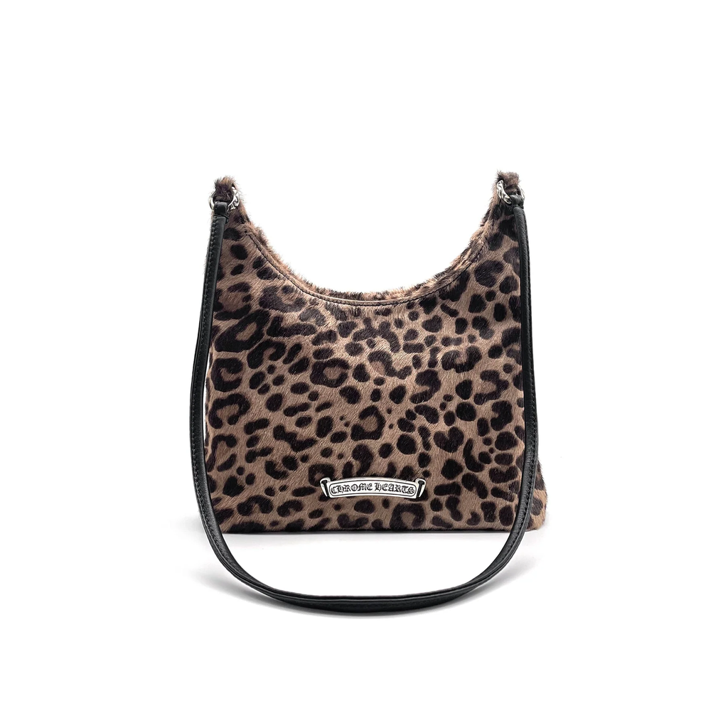 Chrome Hearts VIV Pony Hair Leopard Pattern Shoulder Bag